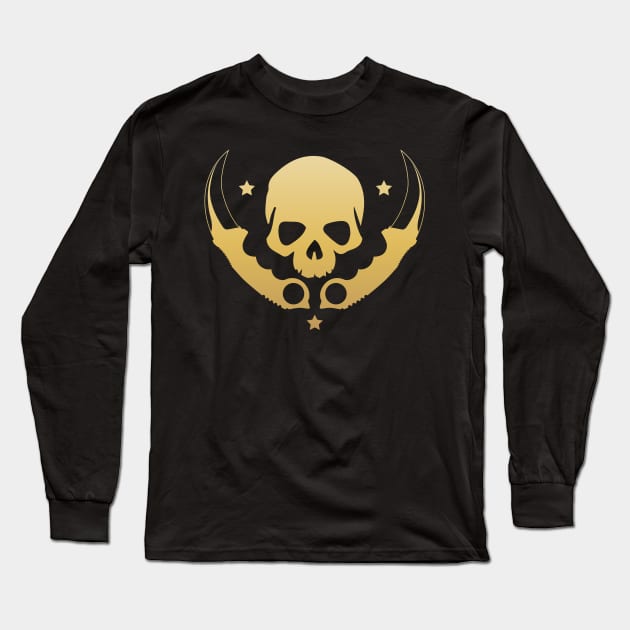 Karambit Emblem - CSGO Knife Long Sleeve T-Shirt by pixeptional